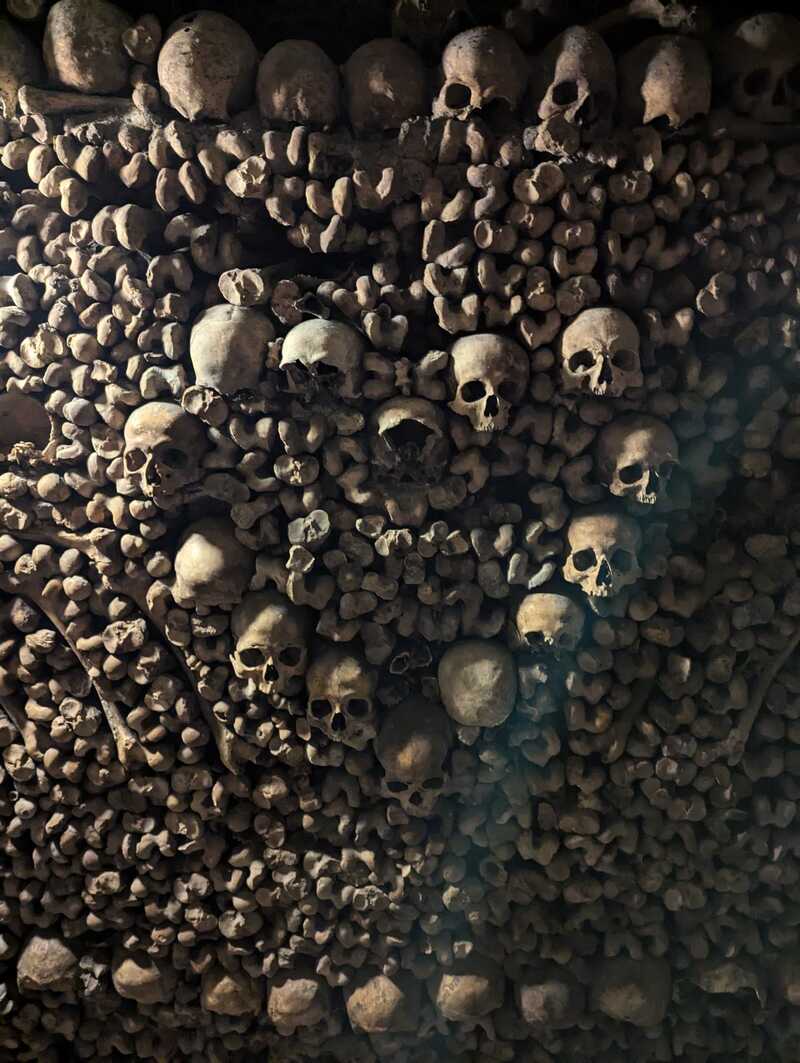 Skulls in the shape of a heart