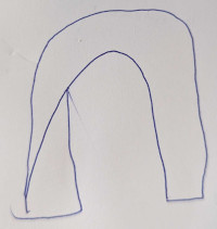 Sketch of the Arc de Triomphe