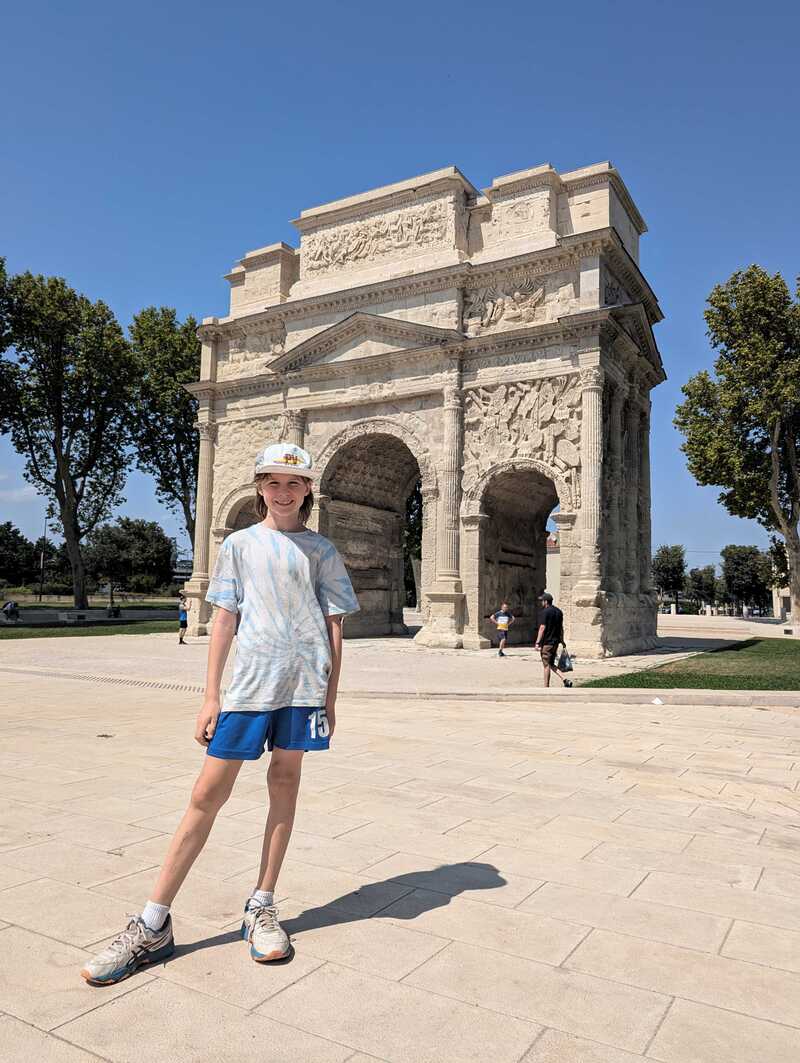 Jake and the Arc de Triomphe