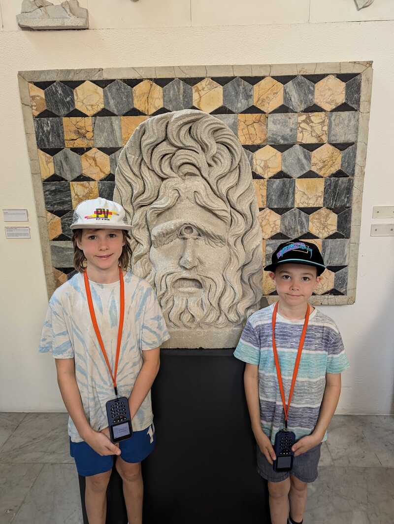 Jake, Miles and a cyclops