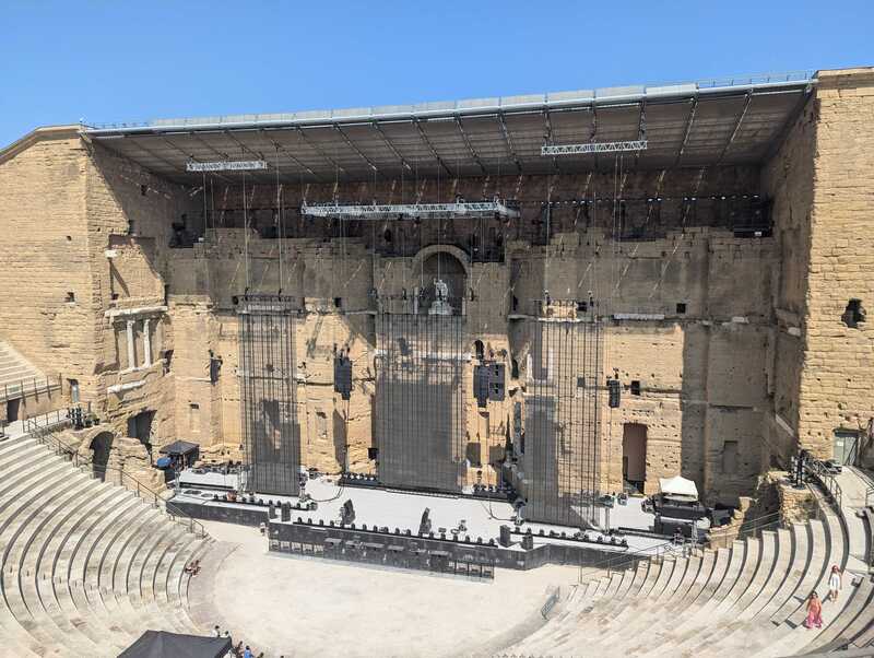 The Théâtre antique d'Orange's stage wall