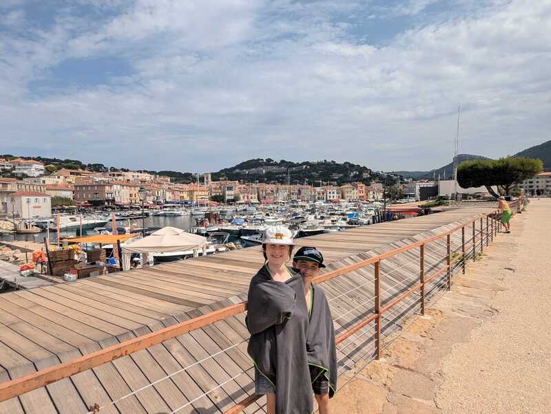 Jake and Miles in Cassis