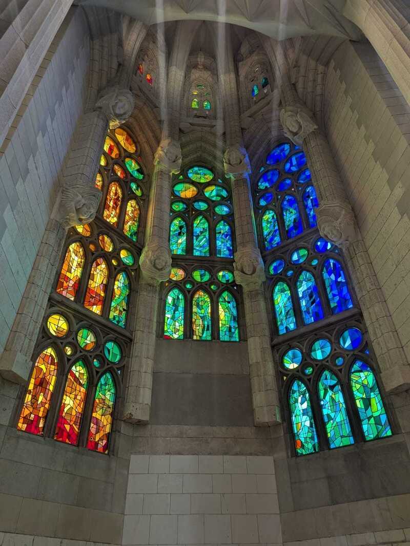 Stained glass windows