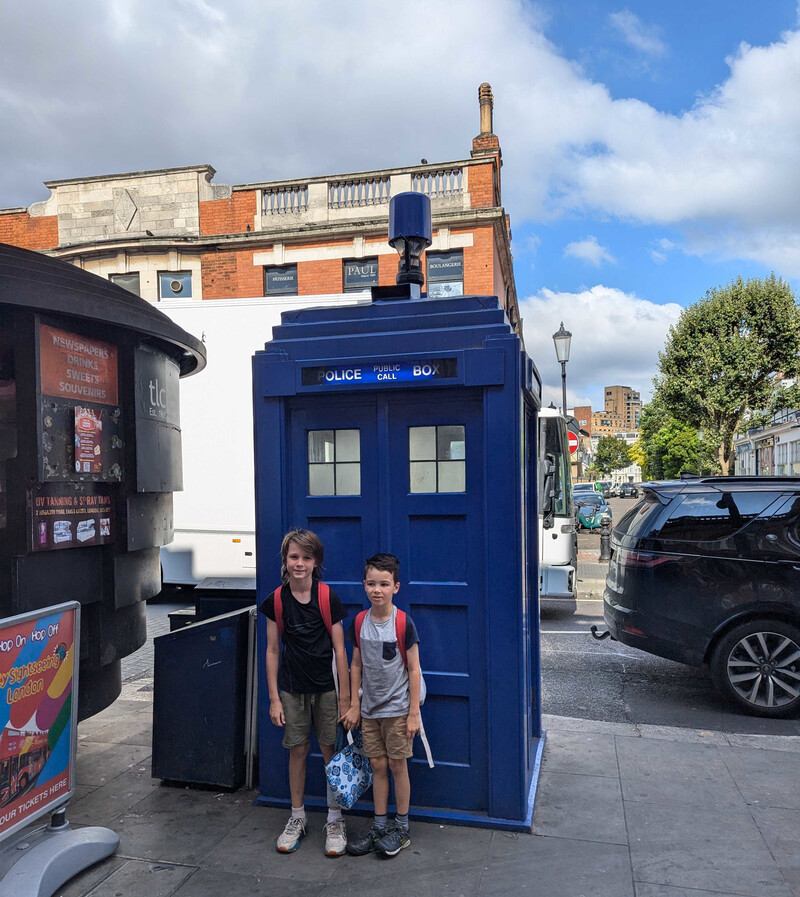 Jake, Miles and the TARDIS