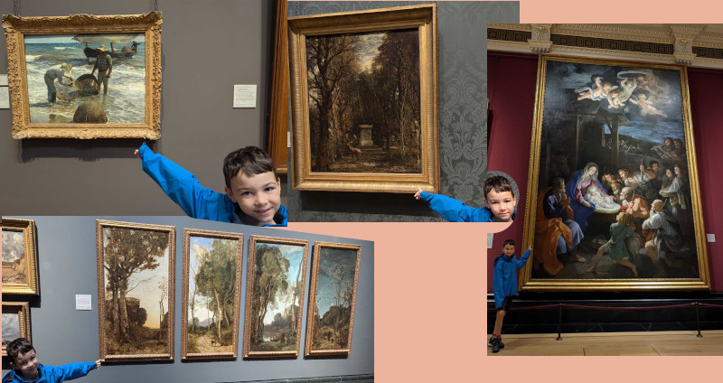 Miles at the National Gallery