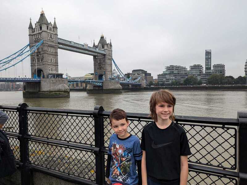 Jake, Miles and the beefeaters