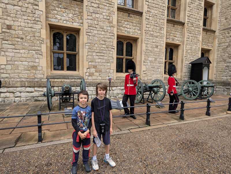 Jake, Miles and the Tower Bridge
