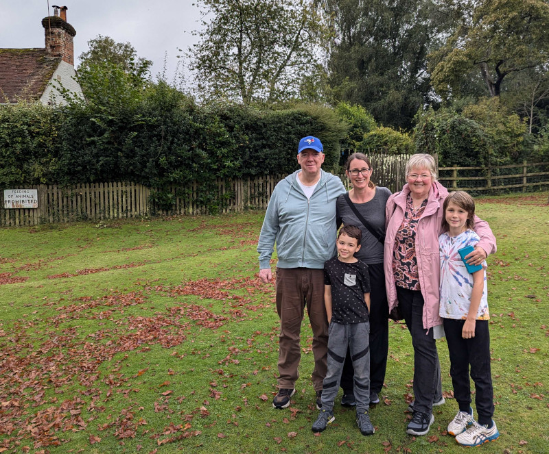 Robert, Miles, Sonia, Lesley and Jake